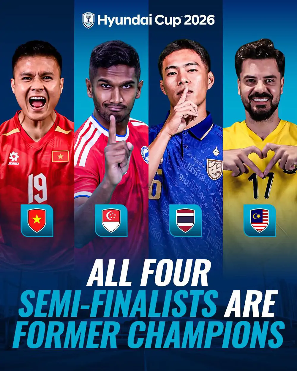 Vòng bán kết ASEAN Cup 2026 đặc biệt nhất trong lịch sử vì một lý do - Ảnh 1. ASEAN Cup 2026