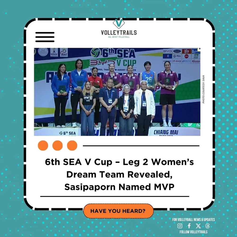 Bóng chuyền nữ Việt Nam xếp cuối chặng 2 SEA V.Cup 2026 nhưng vẫn có một ngôi sao được tôn vinh - Ảnh 2. Bóng chuyền nữ Việt Nam xếp cuối chặng 2 SEA V.Cup 2026 nhưng vẫn có một ngôi sao được tôn vinh - Ảnh 2.