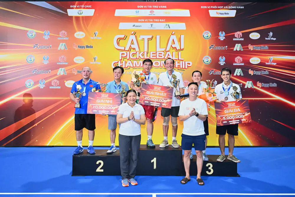 Hơn 400 triệu đồng từ Cát Lái Pickleball Championship 2026 cho an sinh xã hội - Ảnh 3. Hơn 400 triệu đồng từ Cát Lái Pickleball Championship 2026 cho an sinh xã hội - Ảnh 3.