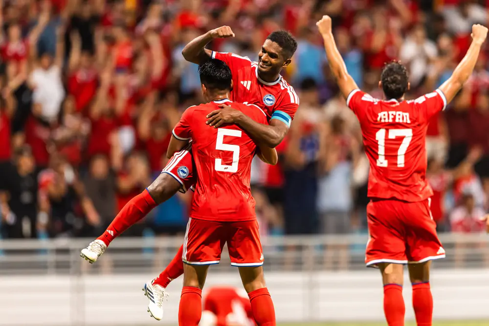 Tuyển Singapore sẽ đối đầu Thái Lan ở bán kết ASEAN Cup 2026. Ảnh: FAS Tuyển Singapore sẽ đối đầu Thái Lan ở bán kết ASEAN Cup 2026. Ảnh: FAS