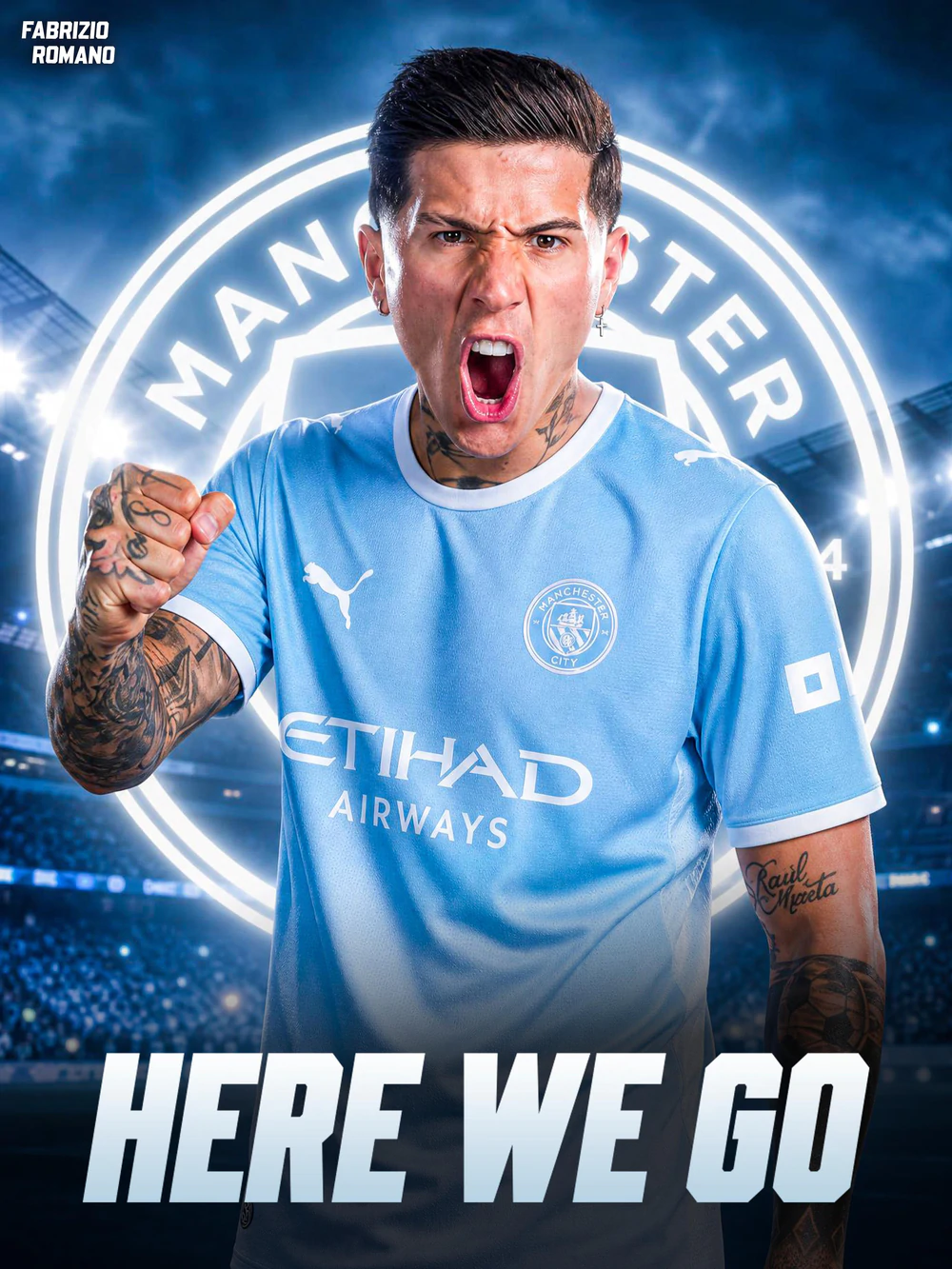 Man City chính thức chiêu mộ 'bom tấn' Enzo Fernandez với mức giá kỷ lục - Ảnh 1. Enzo Fernandez