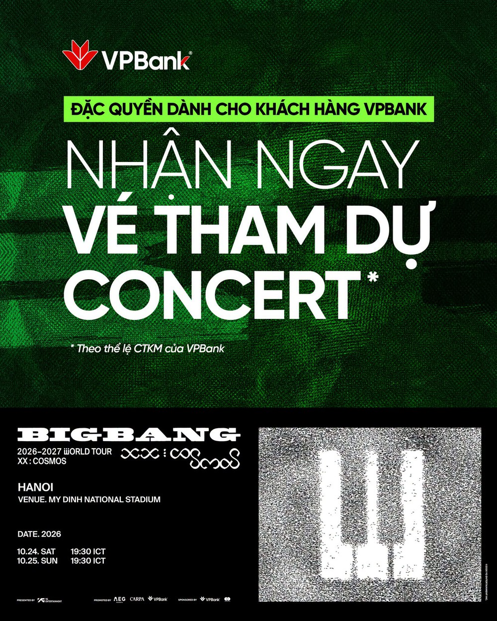 Vé BIGBANG đã sold out, V.I.P bất ngờ có thêm cơ hội đến Mỹ Đình  - Ảnh 1.
