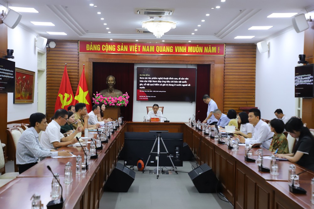 Gấp rút hoàn thiện Đề án đưa di sản, tác phẩm nghệ thuật của Việt Nam hồi hương - Ảnh 1.