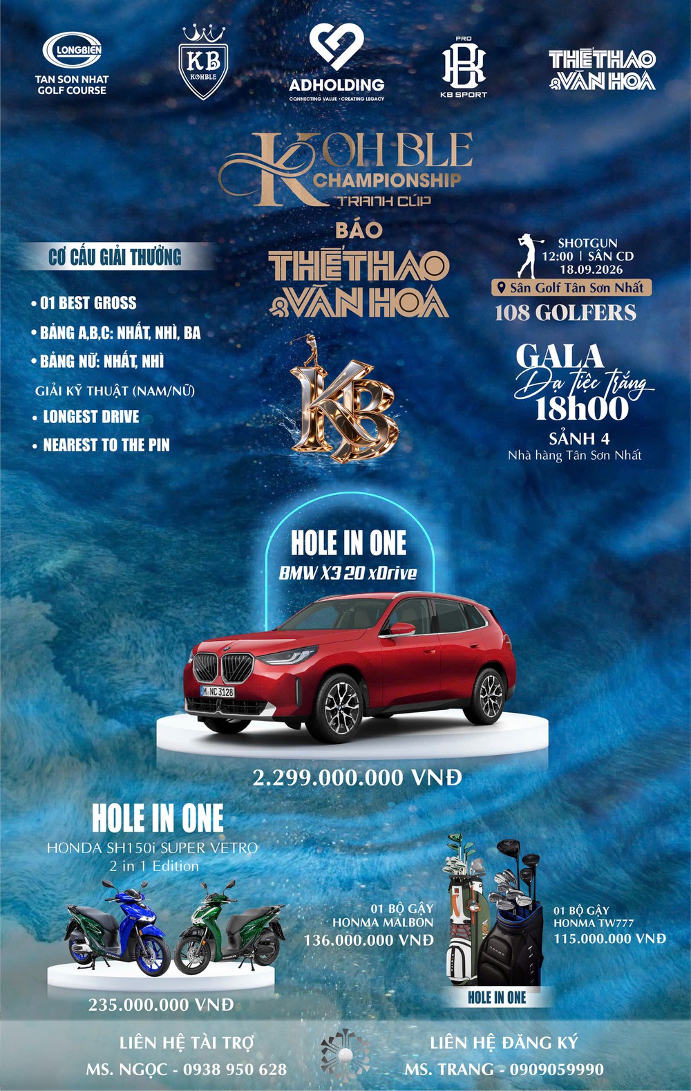 Giải golf KOHBLE Championship – Tranh Cúp Báo Thể thao và Văn hóa trở lại - Ảnh 3.