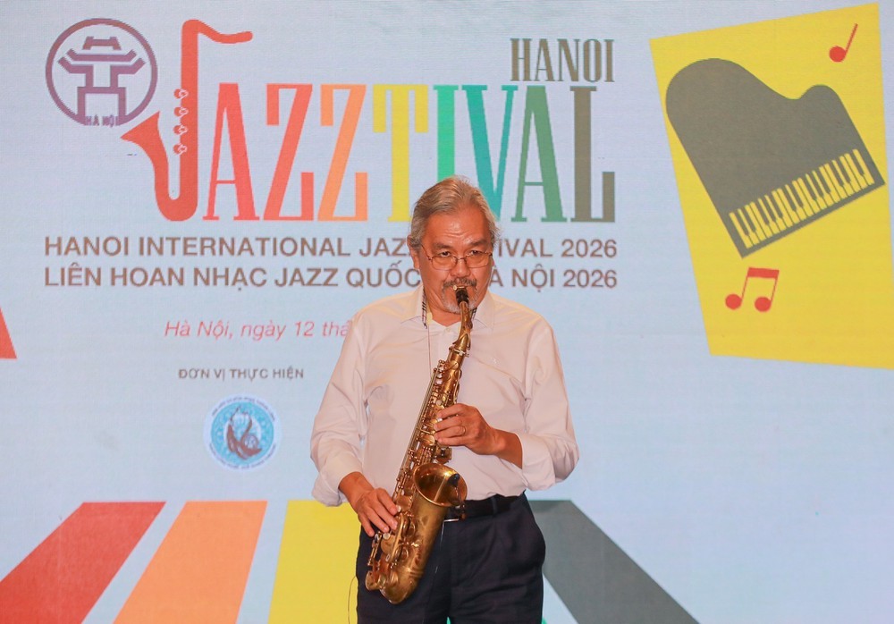 Hanoi Jazztival 2026: Đưa Jazz Việt Nam từ không gian hẹp đến gần công chúng - Ảnh 1. Hanoi Jazztival 2026: Đưa Jazz Việt Nam từ không gian hẹp đến gần công chúng - Ảnh 1.