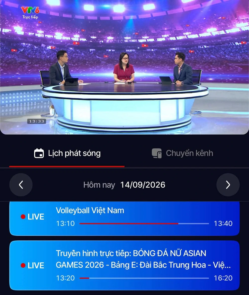 VTV6 chính thức có bản quyền môn bóng đá ASIAD 2026 - Ảnh 1. VTV6 chính thức có bản quyền môn bóng đá ASIAD 2026 - Ảnh 1.