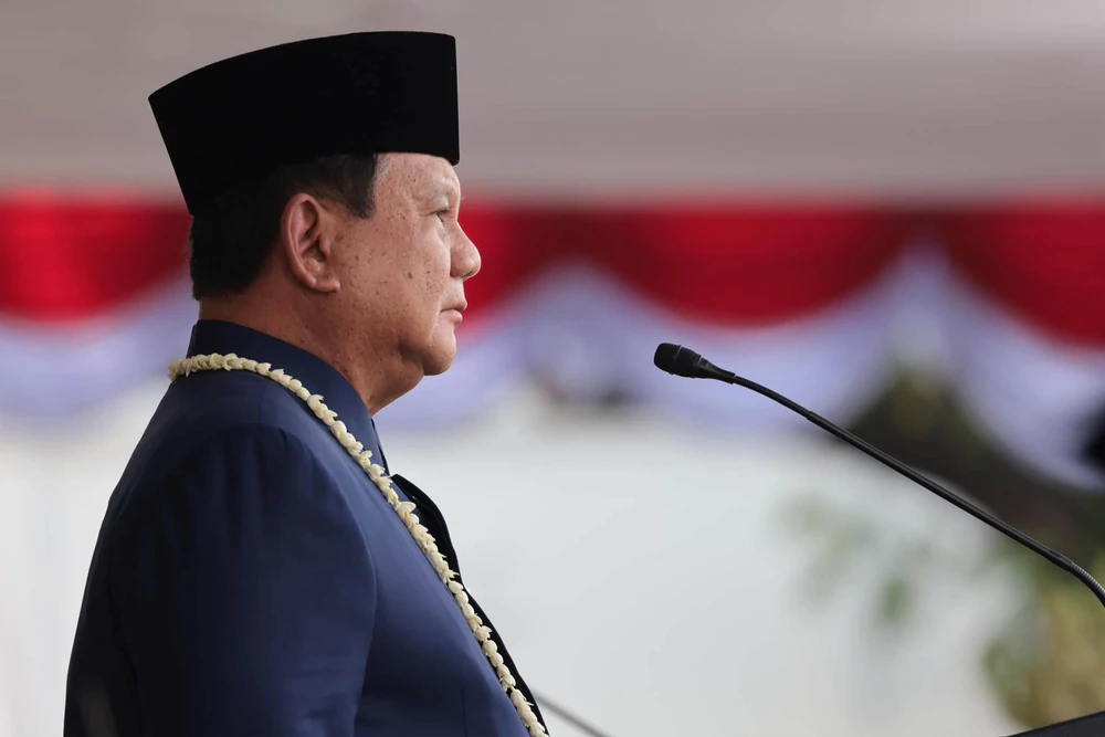 Tổng thống Indonesia Prabowo Subianto hứa thưởng từ ngân sách nhà nước 3 tỷ Rupiah (172.000 USD) cho mỗi vận động viên nước này giành huy chương vàng ở ASIAD 2026. Ảnh: FBNV