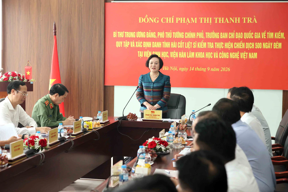 Phó Thủ tướng Phạm Thị Thanh Trà: Xác định danh tính hài cốt liệt sĩ đòi hỏi sự kiên trì, nguồn lực và nỗ lực của cả hệ thống chính trị - Ảnh 1.