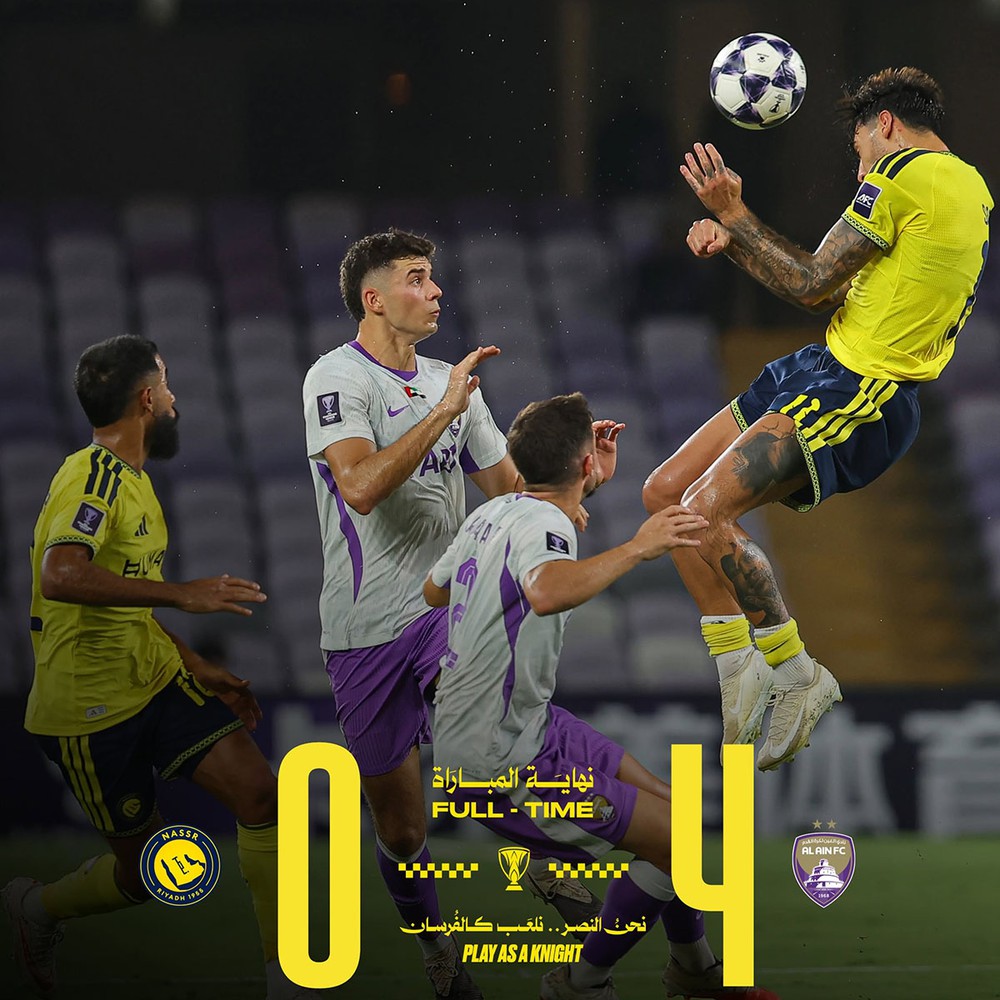 Ronaldo nổi giận vật ngã đối thủ trong trận thua tan nát của Al Nassr ở giải châu lục - Ảnh 1. Ronaldo nổi giận vật ngã đối thủ trong trận thua tan nát của Al Nassr ở giải châu lục - Ảnh 1.