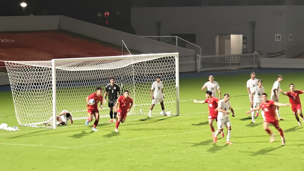 U23 Việt Nam ăn mừng bàn thắng gỡ hòa 1-1 trước U23 Kuwait. Ảnh: Bùi Hà - PV TTXVN tại Nhật Bản U23 Việt Nam ăn mừng bàn thắng gỡ hòa 1-1 trước U23 Kuwait. Ảnh: Bùi Hà - PV TTXVN tại Nhật Bản