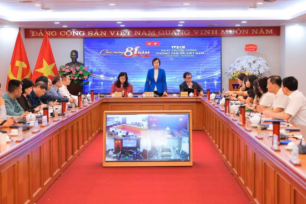 Hội nghị "Công bố các quyết định của Ban Bí thư về bổ nhiệm Phó Tổng giám đốc Thông tấn xã Việt Nam" - Ảnh 5.