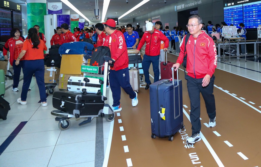 Đại quân Thể thao Việt Nam tới Nhật Bản, sẵn sàng chinh phục ASIAD 2026 - Ảnh 1.