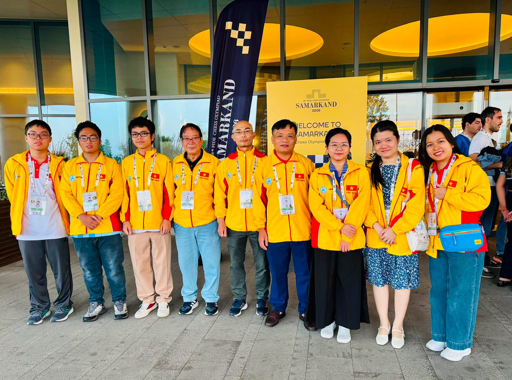 Cờ vua Việt Nam toàn thắng trong ngày ra quân tại Olympiad 2026 - Ảnh 3. Cờ vua Việt Nam toàn thắng trong ngày ra quân tại Olympiad 2026 - Ảnh 3.
