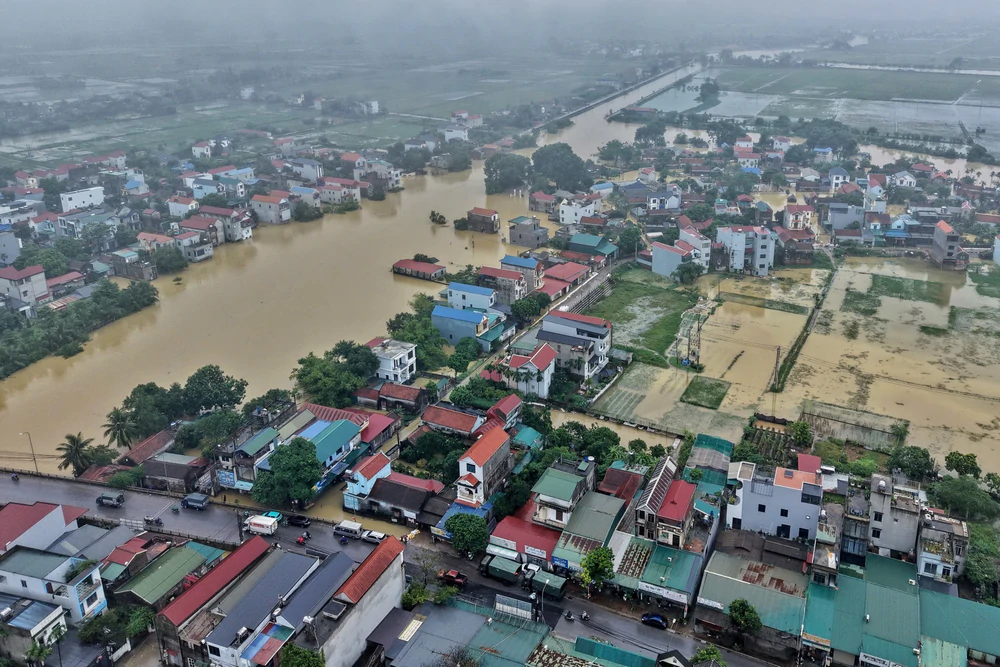 Báo động III trên sông Tích, sông Bùi, thành phố Hà Nội khẩn trương ứng phó với lũ - Ảnh 1. Báo động III trên sông Tích, sông Bùi, thành phố Hà Nội khẩn trương ứng phó với lũ - Ảnh 1.