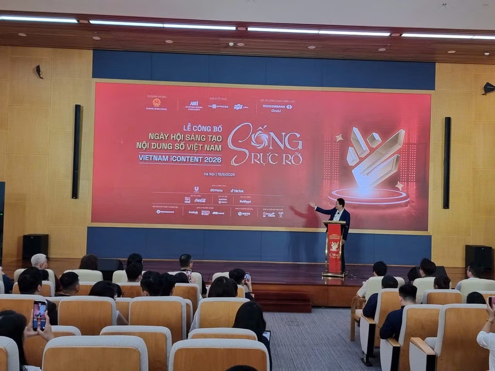 Vietnam iContent 2026: Xây dựng môi trường văn hóa lành mạnh trên không gian số - Ảnh 1. Vietnam iContent 2026: Xây dựng môi trường văn hóa lành mạnh trên không gian số - Ảnh 1.