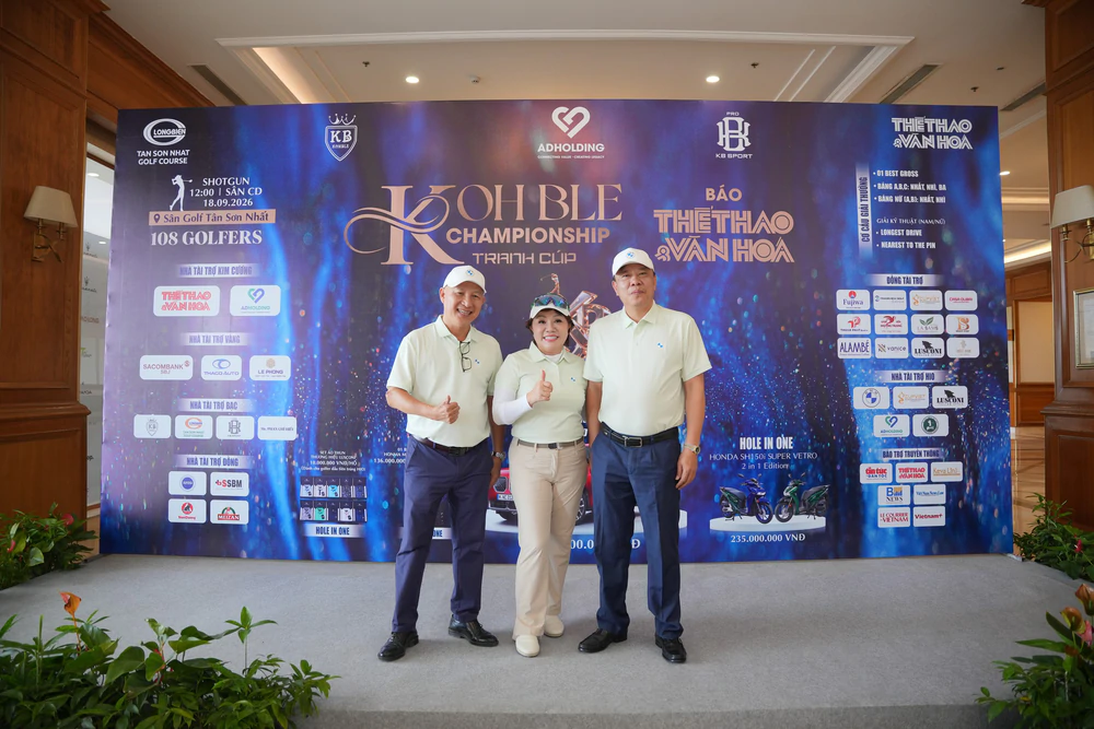 KOHBLE Championship 2026 tưng bừng khai mạc: Khi golf trở thành nhịp cầu kết nối thể thao, văn hóa và cộng đồng - Ảnh 1.