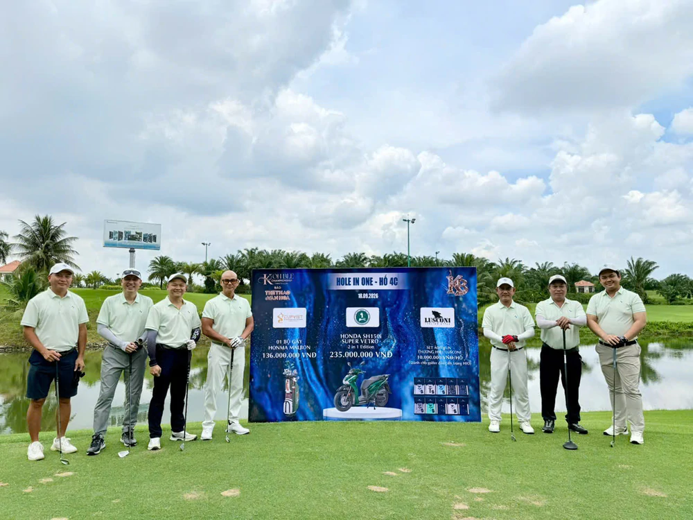 Golfer Phan Văn Khánh ghi HIO tại hố 4C, KOHBLE Championship – Tranh Cúp Báo Thể thao và Văn hóa 2026 thêm phần thưởng hấp dẫn - Ảnh 1.