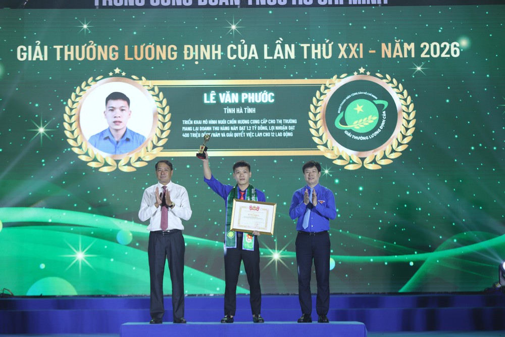 30 nhà nông trẻ nhận Giải thưởng Lương Định Của lần thứ XXI năm 2026 - Ảnh 2. 30 nhà nông trẻ nhận Giải thưởng Lương Định Của lần thứ XXI năm 2026 - Ảnh 2.