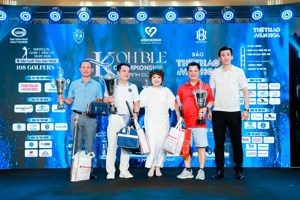 Giải golf KOHBLE Championship – Tranh Cúp Báo Thể thao và Văn hóa 2026 khép lại với nhiều dấu ấn - Ảnh 5. Giải golf KOHBLE Championship – Tranh Cúp Báo Thể thao và Văn hóa 2026 khép lại với nhiều dấu ấn - Ảnh 5.