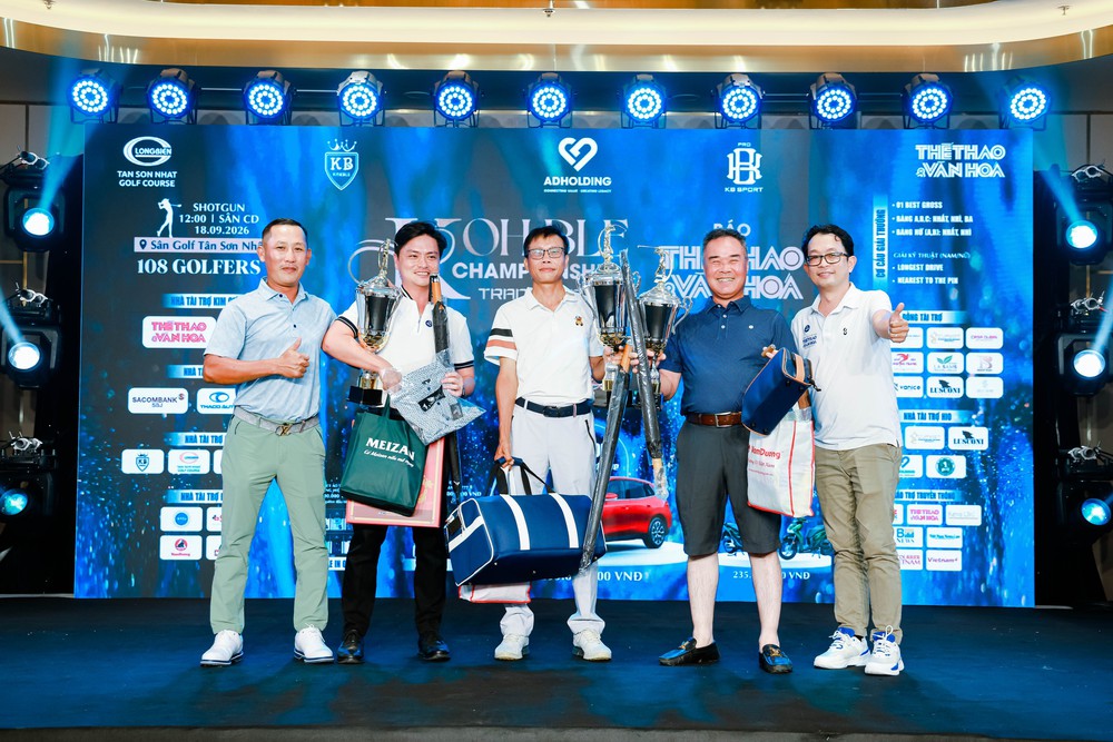 Giải golf KOHBLE Championship – Tranh Cúp Báo Thể thao và Văn hóa 2026 khép lại với nhiều dấu ấn - Ảnh 7. Giải golf KOHBLE Championship – Tranh Cúp Báo Thể thao và Văn hóa 2026 khép lại với nhiều dấu ấn - Ảnh 7.