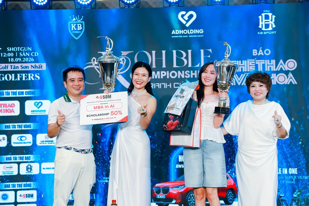 Giải golf KOHBLE Championship – Tranh Cúp Báo Thể thao và Văn hóa 2026 khép lại với nhiều dấu ấn - Ảnh 9. Giải golf KOHBLE Championship – Tranh Cúp Báo Thể thao và Văn hóa 2026 khép lại với nhiều dấu ấn - Ảnh 9.