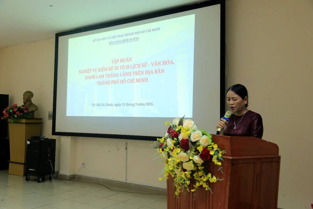 Tập huấn nghiệp vụ kiểm kê di tích lịch sử - văn hóa, danh lam thắng cảnh tại TP.HCM - Ảnh 2. Tập huấn nghiệp vụ kiểm kê di tích lịch sử - văn hóa, danh lam thắng cảnh tại TP.HCM - Ảnh 2.