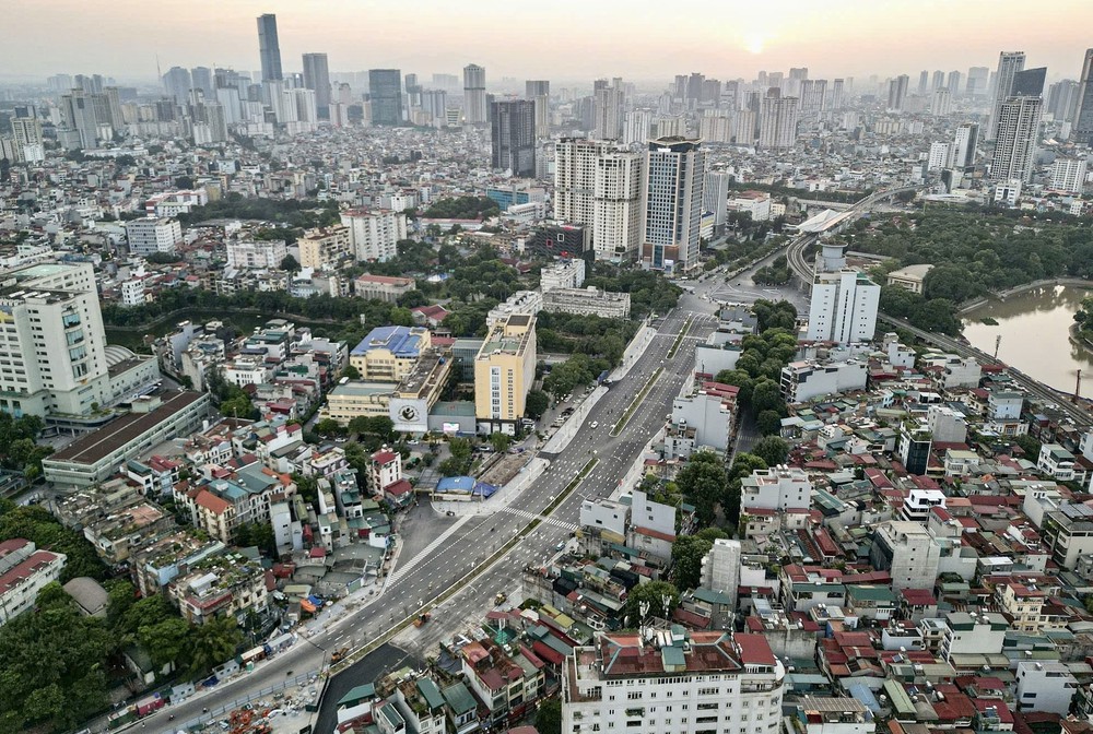 Hà Nội thông xe kỹ thuật đường Vành đai 1 đoạn Hoàng Cầu - Voi Phục - Ảnh 1. Hà Nội thông xe kỹ thuật đường Vành đai 1 đoạn Hoàng Cầu - Voi Phục - Ảnh 1.