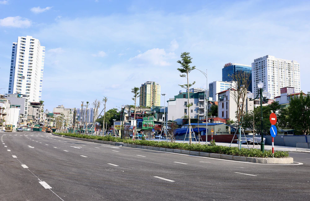Hà Nội thông xe kỹ thuật đường Vành đai 1 đoạn Hoàng Cầu - Voi Phục - Ảnh 5. Hà Nội thông xe kỹ thuật đường Vành đai 1 đoạn Hoàng Cầu - Voi Phục - Ảnh 5.