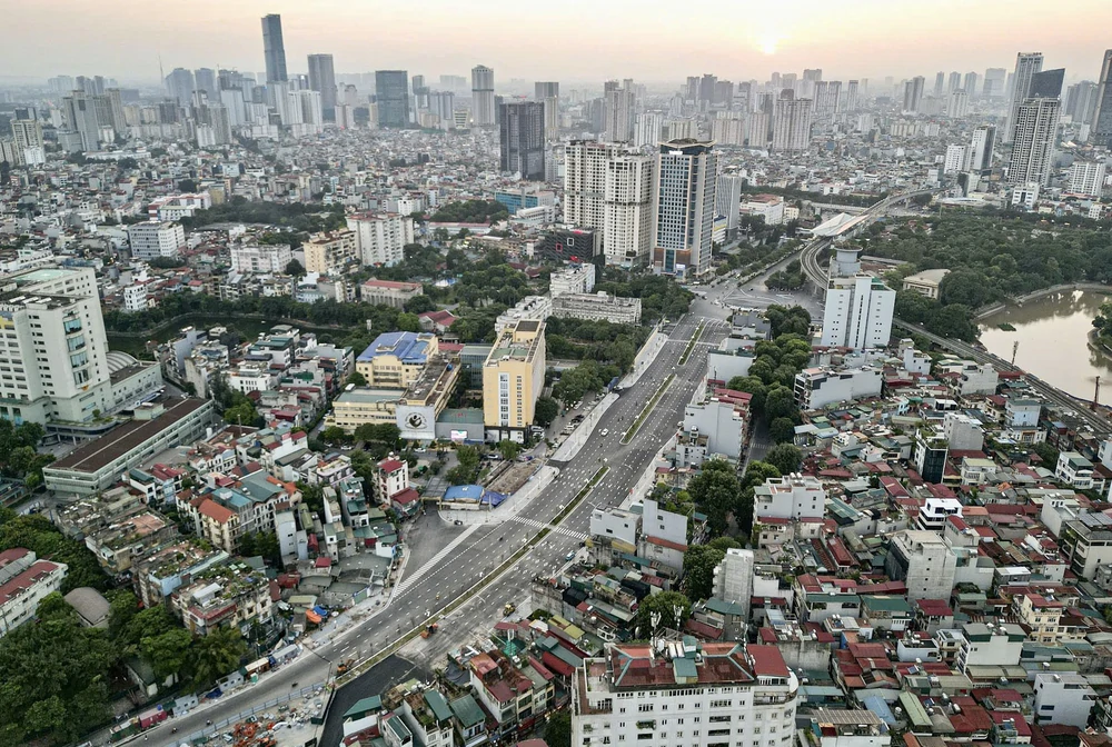 Hà Nội thông xe kỹ thuật đường Vành đai 1 đoạn Hoàng Cầu - Voi Phục - Ảnh 12. Hà Nội thông xe kỹ thuật đường Vành đai 1 đoạn Hoàng Cầu - Voi Phục - Ảnh 12.