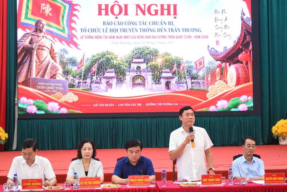 'Dấu thiêng muôn đời' sẽ mở màn Lễ hội đền Trần Thương 2026 - Ảnh 1. 'Dấu thiêng muôn đời' sẽ mở màn Lễ hội đền Trần Thương 2026 - Ảnh 1.