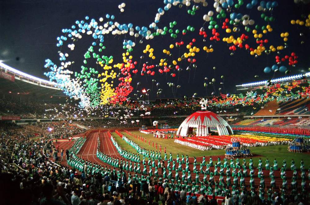 Trung Quốc đăng cai ASIAD 1990 tại Bắc Kinh. Ảnh: Xinhua Trung Quốc đăng cai ASIAD 1990 tại Bắc Kinh. Ảnh: Xinhua