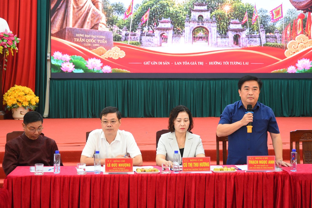 Lễ hội Đền Trần Thương: Phát huy di sản trong đời sống hiện đại - Ảnh 3. Lễ hội Đền Trần Thương: Phát huy di sản trong đời sống hiện đại - Ảnh 3.
