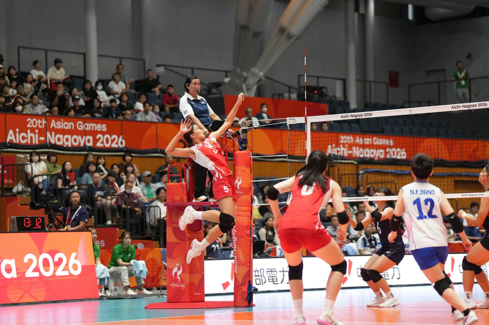 Kết quả chung cuộc bóng chuyền nữ ASIAD 2026 - Ảnh 1. Kết quả chung cuộc bóng chuyền nữ ASIAD 2026 - Ảnh 1.