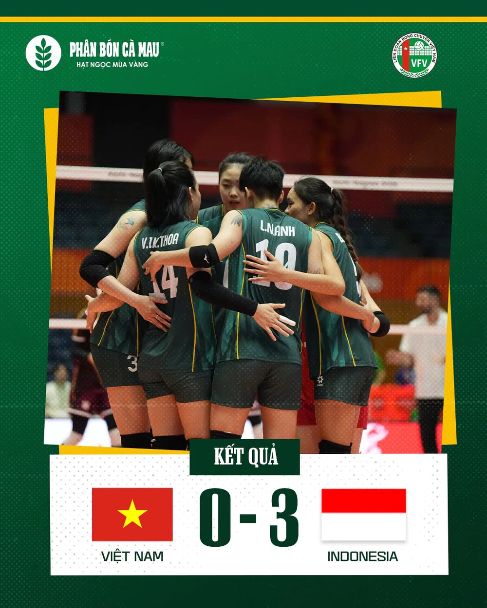 ASIAD 2026: Thua Indonesia 0-3, bóng chuyền nữ Việt Nam lỡ hẹn Top 6 - Ảnh 1.