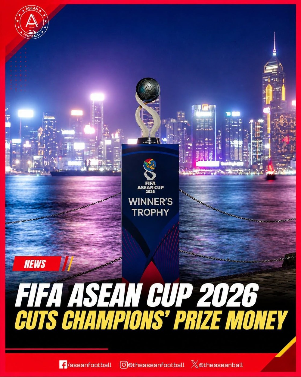 Tiền thưởng chính xác của FIFA ASEAN Cup 2026 là bao nhiêu? - Ảnh 1. FIFA ASEAN Cup 2026