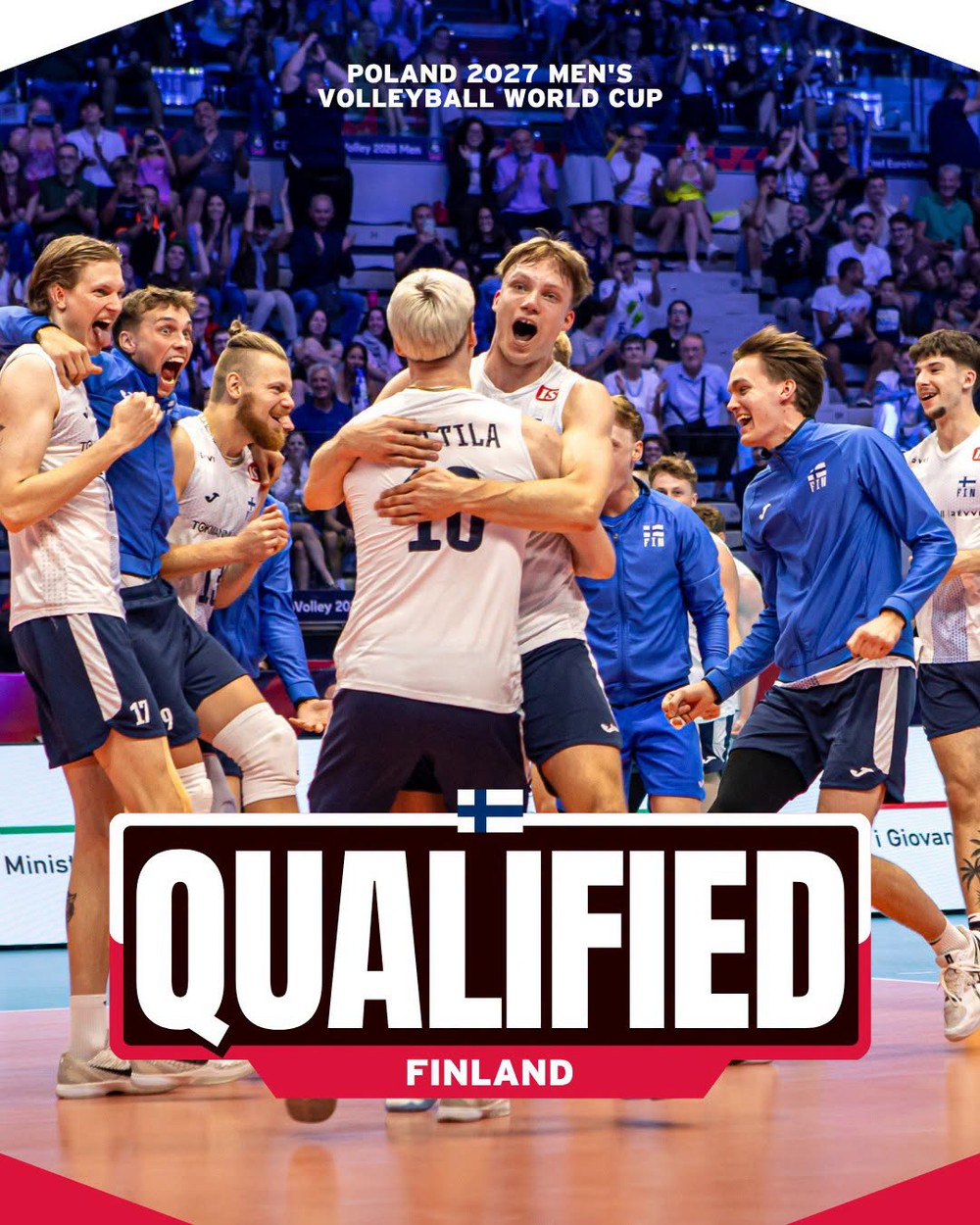 Phần Lan loại Italy ở giải vô địch bóng chuyền Châu Âu. Ảnh: Volleyball World Phần Lan loại Italy ở giải vô địch bóng chuyền Châu Âu. Ảnh: Volleyball World