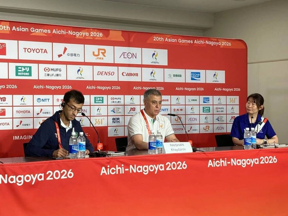 HLV U23 Uzbekistan lên tiếng về trình độ U23 Việt Nam sau trận cuối vòng bảng ASIAD 2026 - Ảnh 1. HLV U23 Uzbekistan lên tiếng về trình độ U23 Việt Nam sau trận cuối vòng bảng ASIAD 2026 - Ảnh 1.