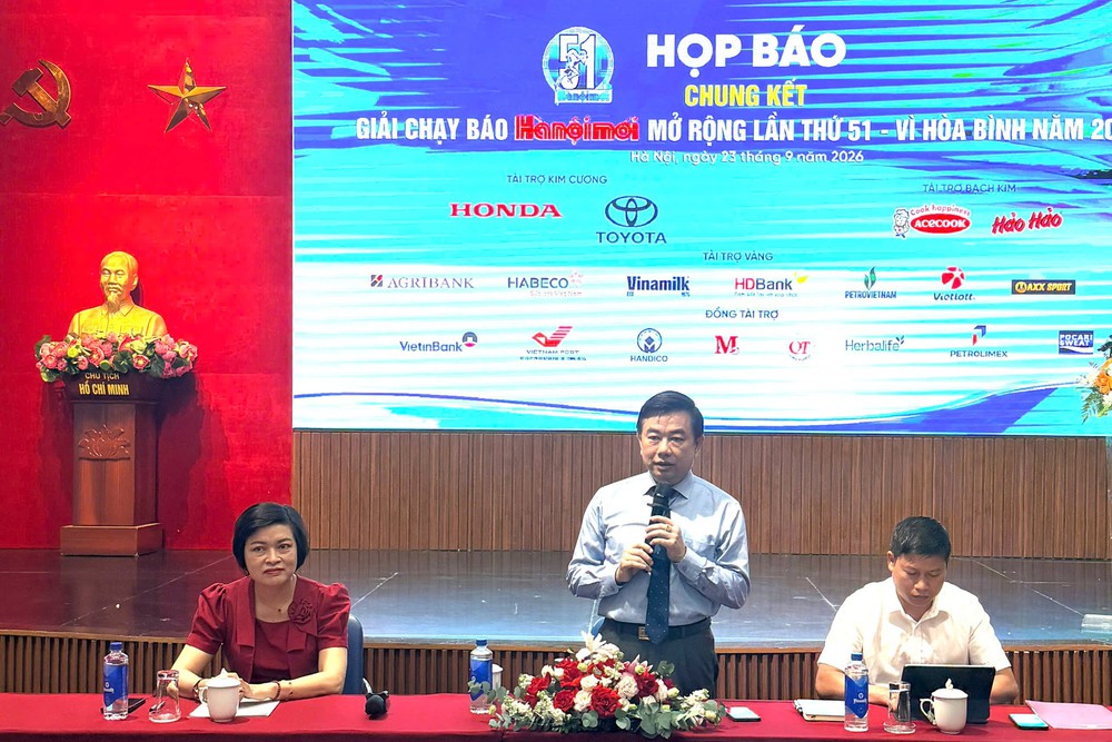 5000 người tham dự chung kết Giải chạy Báo Hànộimới 2026 - Ảnh 2. 5000 người tham dự chung kết Giải chạy Báo Hànộimới 2026 - Ảnh 2.