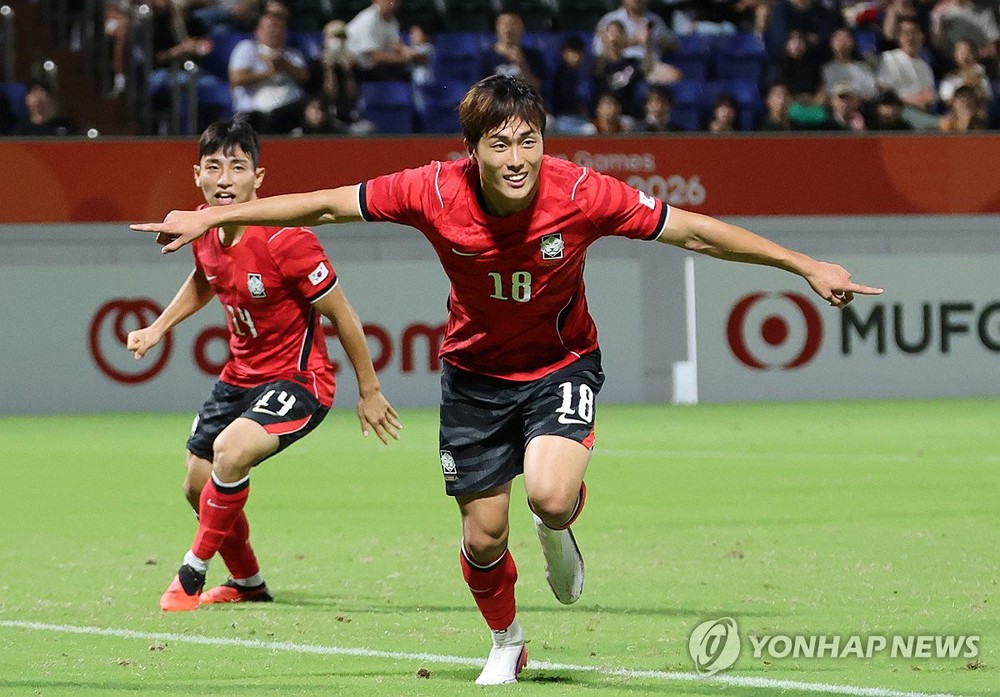 U23 Hàn Quốc đánh bại Saudi Arabia 2-0 để giành ngôi nhất bảng D và sẽ gặp U23 Việt Nam ở tứ kết bóng đá nam của ASIAD 2026. Ảnh: Yonhap U23 Hàn Quốc đánh bại Saudi Arabia 2-0 để giành ngôi nhất bảng D và sẽ gặp U23 Việt Nam ở tứ kết bóng đá nam của ASIAD 2026. Ảnh: Yonhap