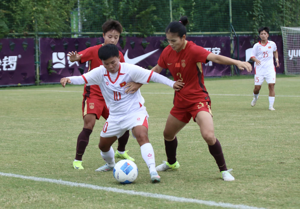 Tứ kết môn bóng đá nữ ASIAD 2026, Việt Nam – Trung Quốc (13h00 ngày 25/9): Khó có bất ngờ - Ảnh 1. Tứ kết môn bóng đá nữ ASIAD 2026, Việt Nam – Trung Quốc (13h00 ngày 25/9): Khó có bất ngờ - Ảnh 1.
