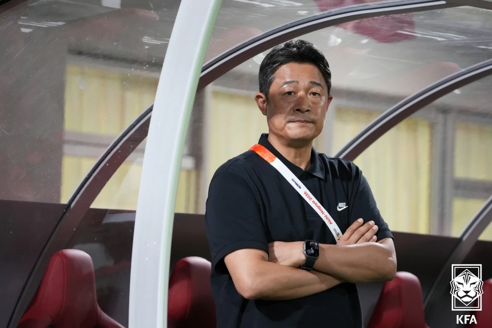 Báo Hàn Quốc nói về bàn thắng bị từ chối của U23 Việt Nam, HLV Lee Min Sung chỉ ra vấn đề của đội nhà - Ảnh 1. Báo Hàn Quốc nói về bàn thắng bị từ chối của U23 Việt Nam, HLV Lee Min Sung chỉ ra vấn đề của đội nhà - Ảnh 1.