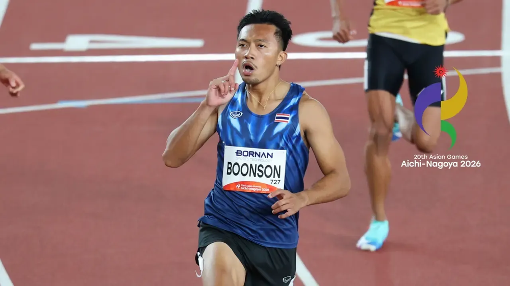 Kỷ lục gia điền kinh SEA Games duy trì thành tích chạy 100m dưới 10 giây ở ASIAD 2026 - Ảnh 1. Kỷ lục gia điền kinh SEA Games duy trì thành tích chạy 100m dưới 10 giây ở ASIAD 2026 - Ảnh 1.