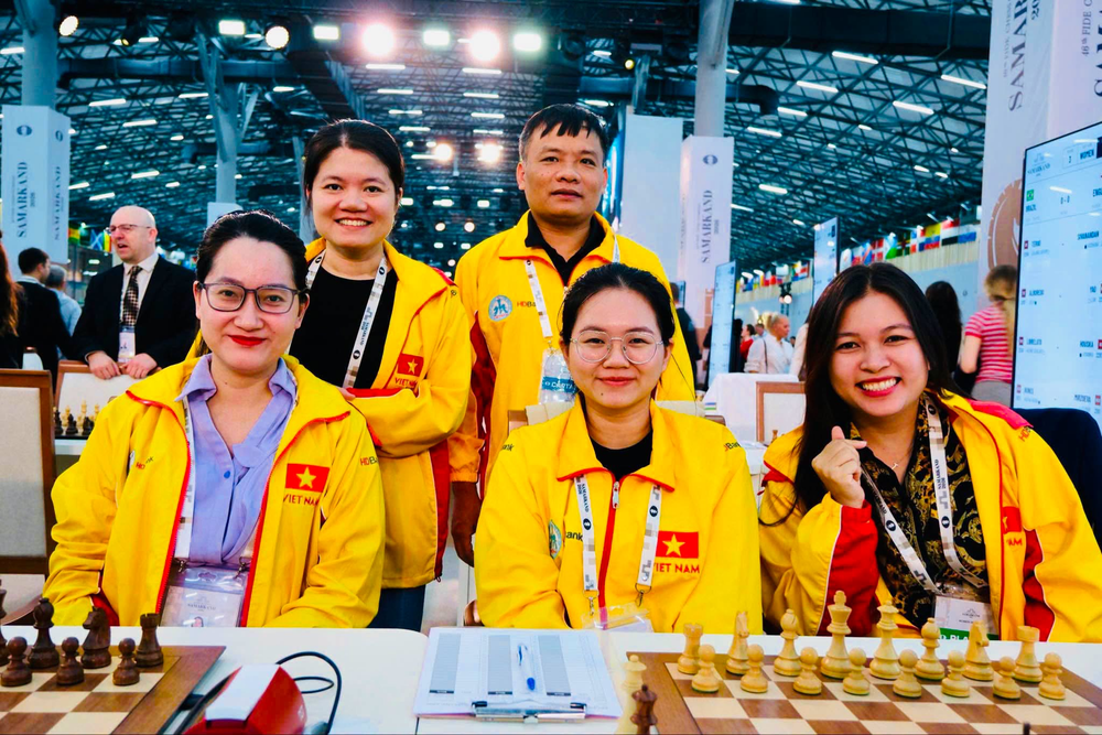 Tin nóng thể thao tối 25/9: Cờ vua Việt Nam vững bước tại Olympiad 2026; Quàng Thị Tâm lỡ huy chương ASIAD đầy tiếc nuối - Ảnh 1. Tin nóng thể thao tối 25/9: Cờ vua Việt Nam vững bước tại Olympiad 2026; Quàng Thị Tâm lỡ huy chương ASIAD đầy tiếc nuối - Ảnh 1.