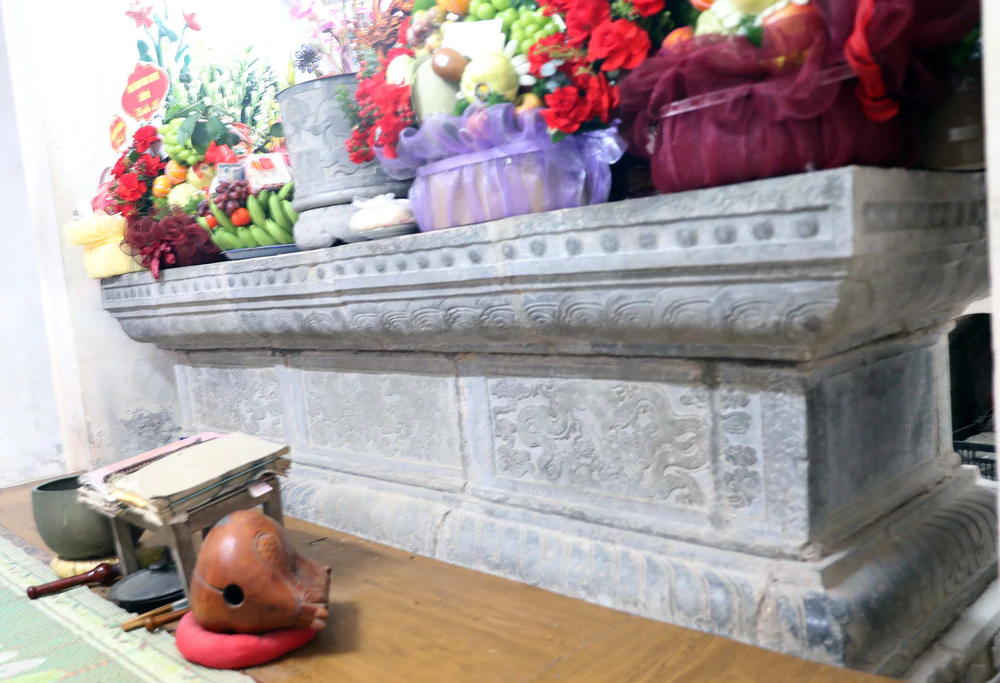Bàn thờ Phật bằng đá chùa Thượng Nương tại Ninh Bình được công nhận là Bảo vật Quốc gia - Ảnh 5. Bàn thờ Phật bằng đá chùa Thượng Nương tại Ninh Bình được công nhận là Bảo vật Quốc gia - Ảnh 5.