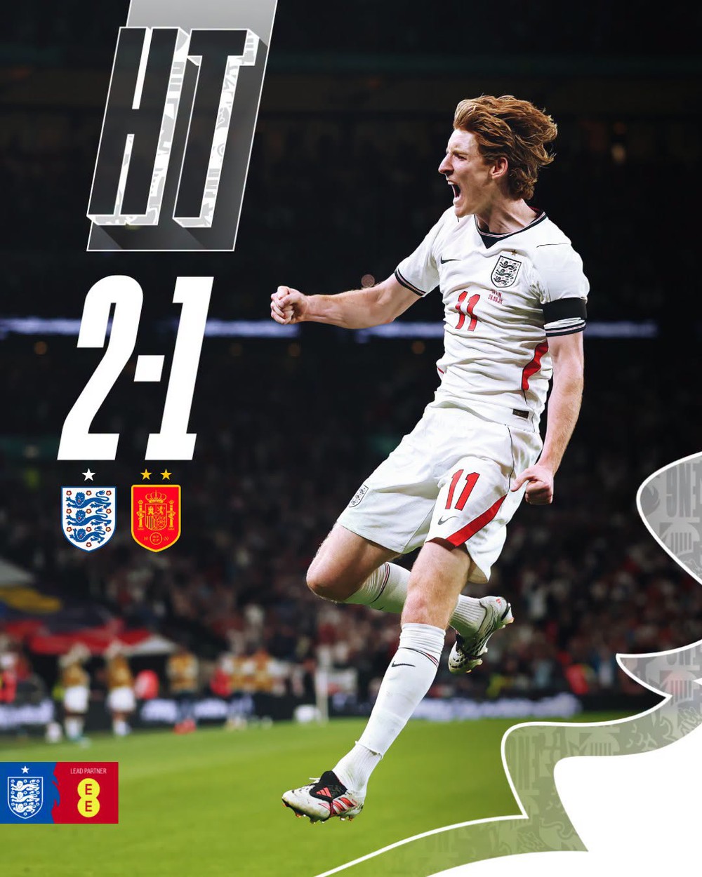 UEFA Nations League đêm qua: Harry Kane đá hỏng 11m, Anh thua ngược Tây Ban Nha - Ảnh 1. UEFA Nations League đêm qua: Harry Kane đá hỏng 11m, Anh thua ngược Tây Ban Nha - Ảnh 1.