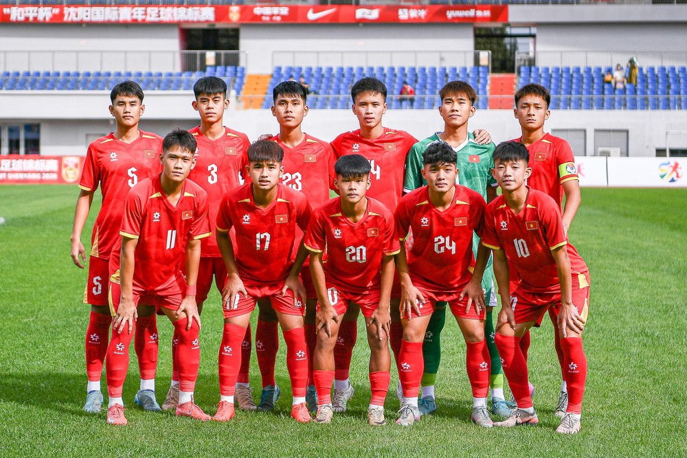 Thủ môn cản 11m thành công, U16 Việt Nam vẫn thua U16 Trung Quốc ở giải quốc tế - Ảnh 2. Thủ môn cản 11m thành công, U16 Việt Nam vẫn thua U16 Trung Quốc ở giải quốc tế - Ảnh 2.