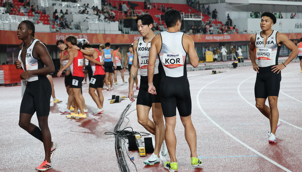 ASIAD 2026: ĐT điền kinh Hàn Quốc bị loại vì lỗi trao gậy rồi giành lại suất chung kết nhờ kháng cáo thành công - Ảnh 1. ASIAD 2026: ĐT điền kinh Hàn Quốc bị loại vì lỗi trao gậy rồi giành lại suất chung kết nhờ kháng cáo thành công - Ảnh 1.