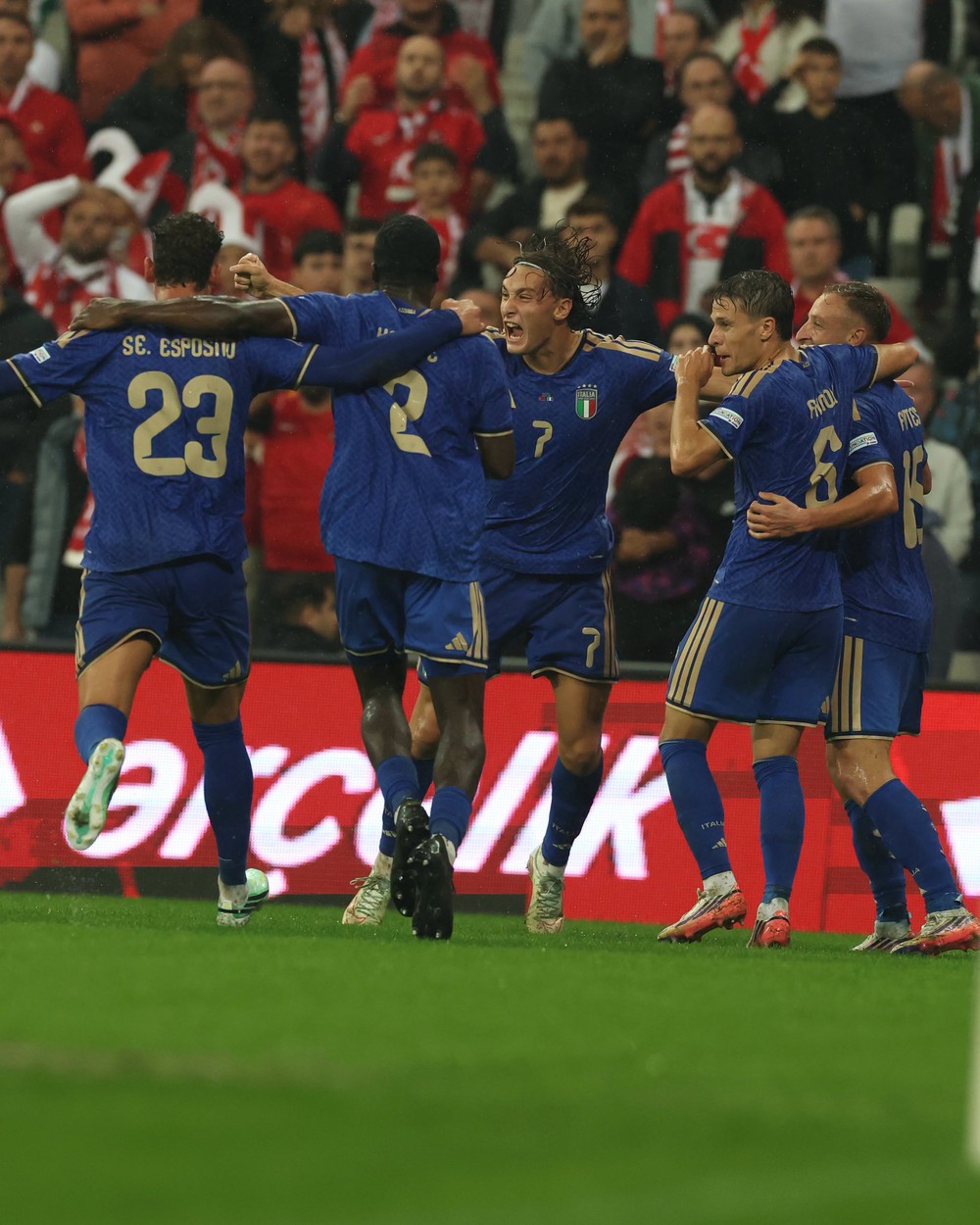 Italy thắng Thổ Nhĩ Kỳ 4-1 ở bảng A1 của UEFA Nations League 2026/27. Ảnh: ĐT Italy Italy thắng Thổ Nhĩ Kỳ 4-1 ở bảng A1 của UEFA Nations League 2026/27. Ảnh: ĐT Italy