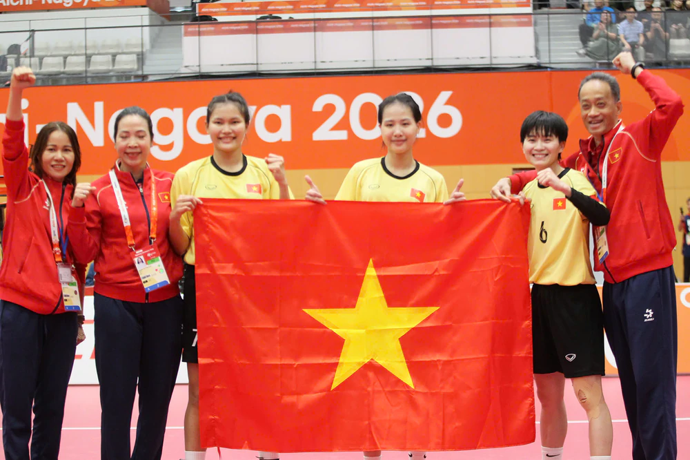 Trực tiếp ASIAD 2026 hôm nay ngày 29/9: Cầu mây đôi nữ giành tấm HCV thứ hai cho Việt Nam - Ảnh 3. Trực tiếp ASIAD 2026 hôm nay ngày 29/9: Cầu mây đôi nữ giành tấm HCV thứ hai cho Việt Nam - Ảnh 3.