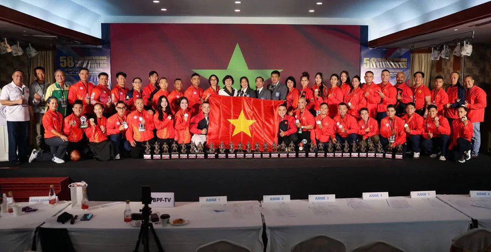 Thể hình Việt Nam nhất toàn đoàn Giải vô địch châu Á 2026 - Ảnh 1. Thể hình Việt Nam nhất toàn đoàn Giải vô địch châu Á 2026 - Ảnh 1.